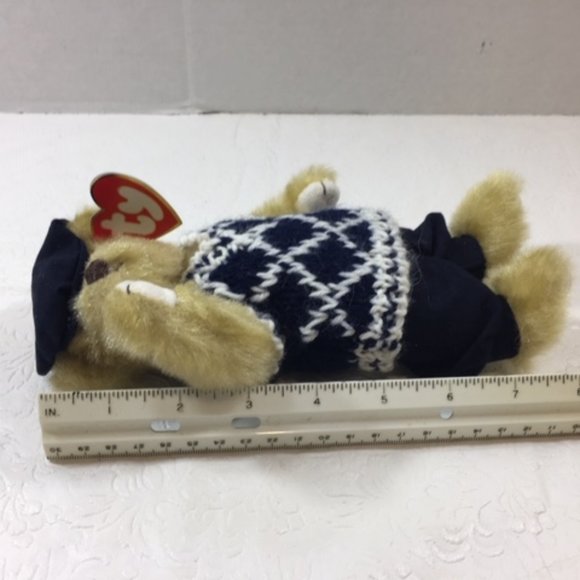 NEW TY The Attic Treasures Collection Mulligan Golf Bear Handmade Vtg - Picture 4 of 5
